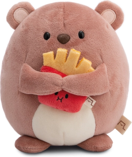 Nici plysbjørn MyMochi Nomo med pommes frites 27 cm