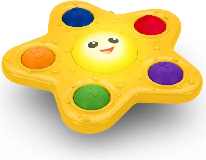 Baby Einstein aktivitetslegetøj med sugekop Pop & Glow Starfish til babyer 6 m+