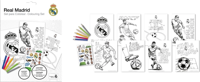 Farvesæt REAL MADRID