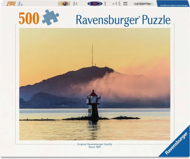 Ravensburger puslespil Fyrtårnet Gofarnes, Norge 500 brikker