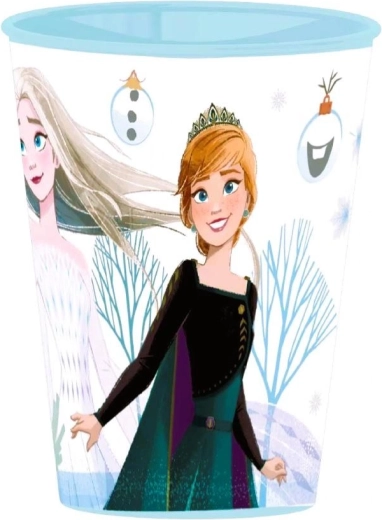 Plastikkrus Frozen i juledesign - 1 stk.