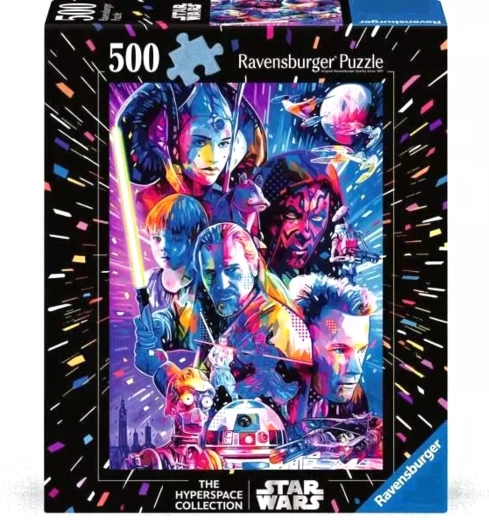 Ravensburger puslespil Star Wars Hyperspace: Den skjulte trussel XXL 500 brikker