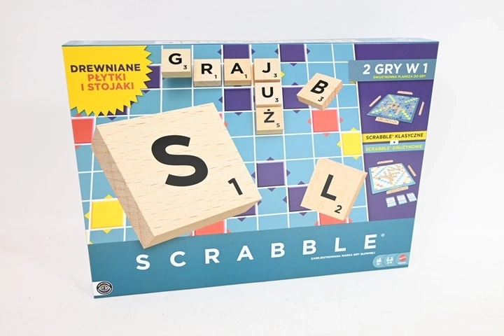 Scrabble træelementer