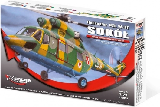 Plastikmodel af helikopteren PZL W-3T Sokół
