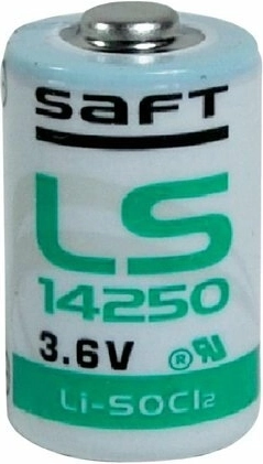 Saft lithiumbatteri CR1/2 AA 3,6 V 1200 mAh (LS14250)