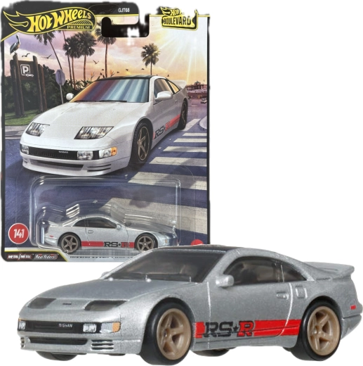 Hot Wheels Premium Boulevard Nissan 300ZX Twin Turbo 1:64, metalmodel 7 cm