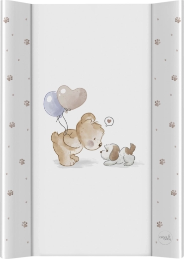 Ceba Baby puslepude til tremmeseng med fast plade Ultra Light Friends Forever 50 × 70 cm
