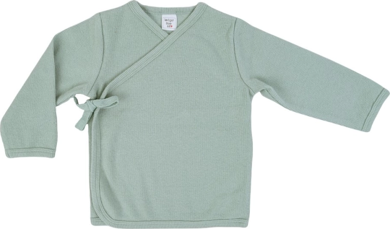 Lodger topper nomad rib silt green – slå-om-jakke, str. 62