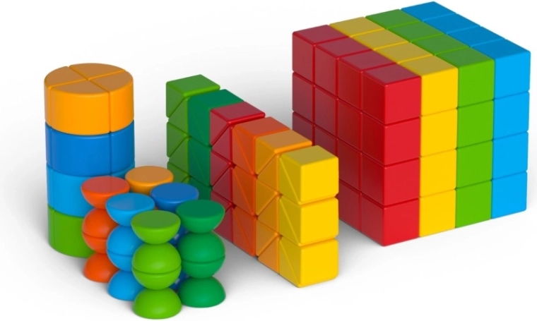 Geomag Magicube Shapes magnetisk byggesæt med 164 dele