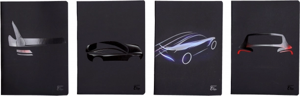 Linet A4-notesbog Biler 40 ark