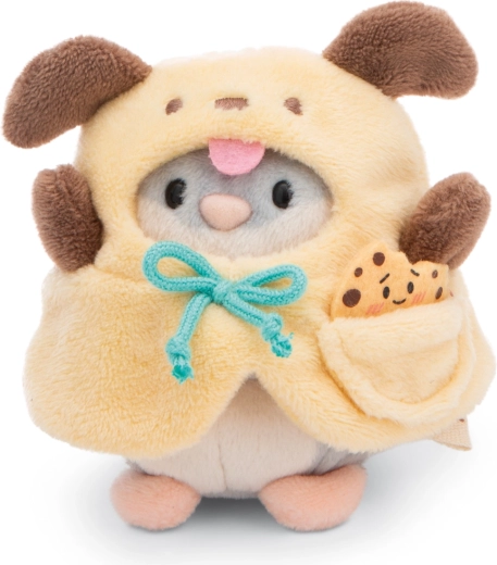 NICI MyMochi plyshamsteren Shai i hundekostume med småkage, gavesæt 8 cm