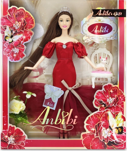 Anbibi blomsterdukke Hanička 28 cm