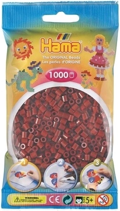 Hama Midi strygeperler bordeaux 1000 stk.