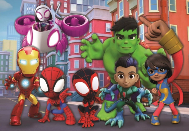 Clementoni puslespil Spidey og hans fantastiske venner maxi 24 brikker