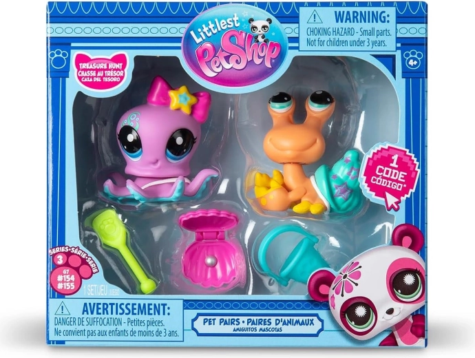 Hasbro Littlest Pet Shop Pet Treasure Hunt sæt med figurer og tilbehør
