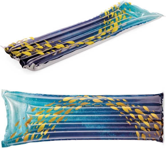 Oppustelig vandmadras med fisk INTEX 183 × 69 cm