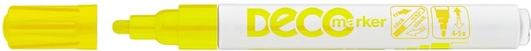 Dekorativ lakmarker ICO, gul, 2–4 mm