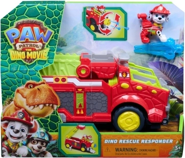 Paw Patrol Dino Rescue Responder – Marshalls brandbil med figur og projektiler (25 cm)