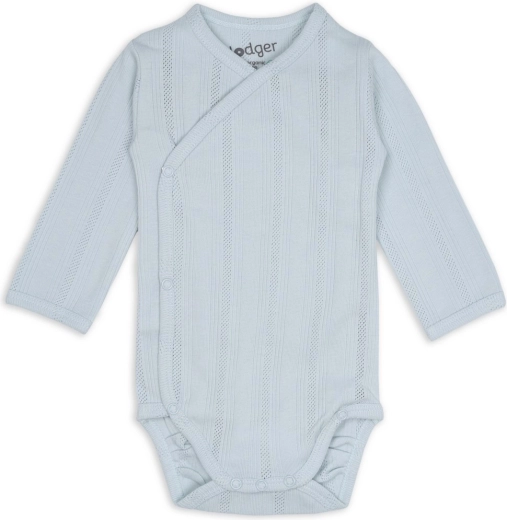 Lodger babybody med lange ærmer Pointelle Air, størrelse 50