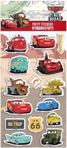 Diakakis hævede (3D) Cars-klistermærker