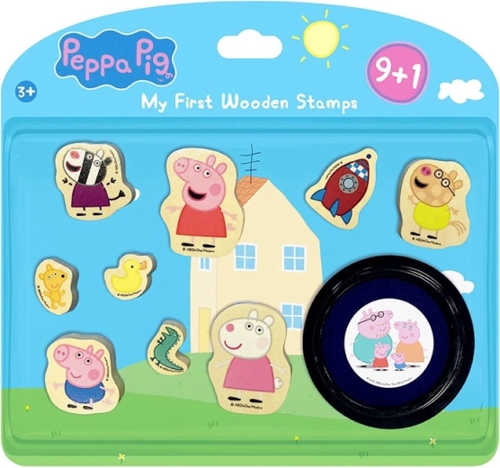 mine første stempler - peppa pig