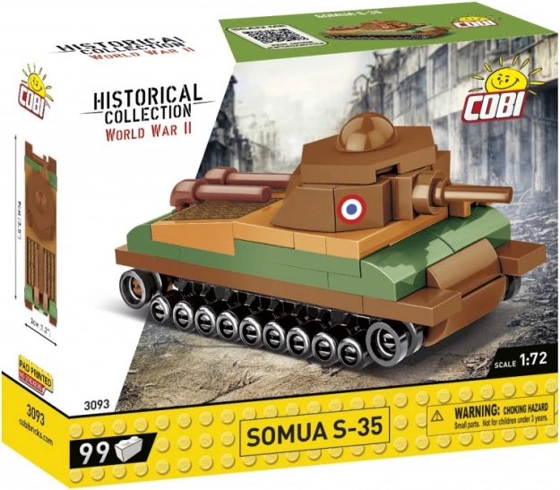 Byggesæt COBI Historical Collection Somua S-35 1:72