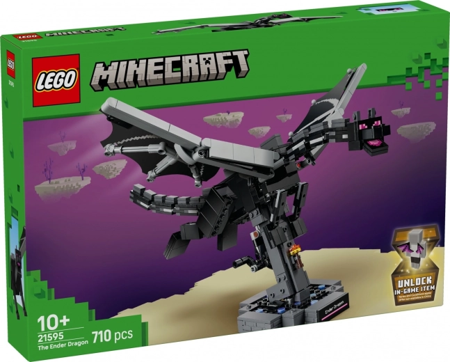 LEGO Minecraft Enderdrage – byggemodel med flagrende vinger