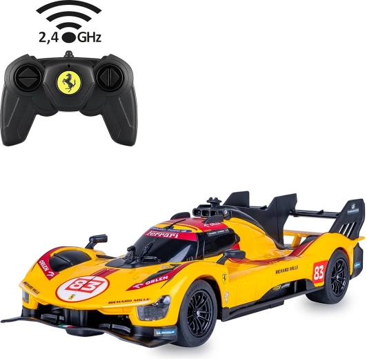 Fjernstyret bil JAMARA Ferrari 499P-N83 1:24 gul