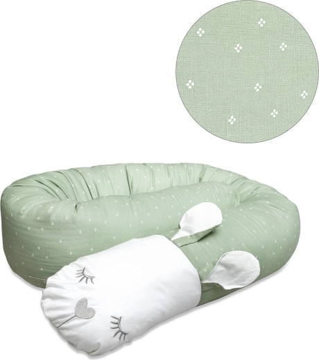 Vinter & Bloom Meadow sengerand og ammepude Green Fields