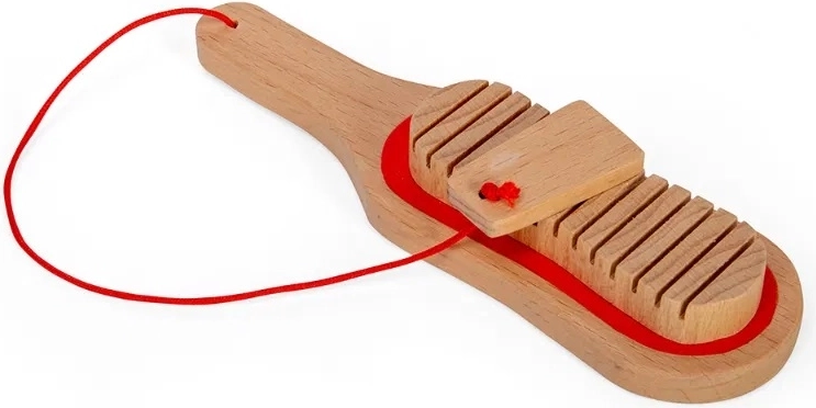 Bigjigs Toys trægüiro – naturfarvet udførelse