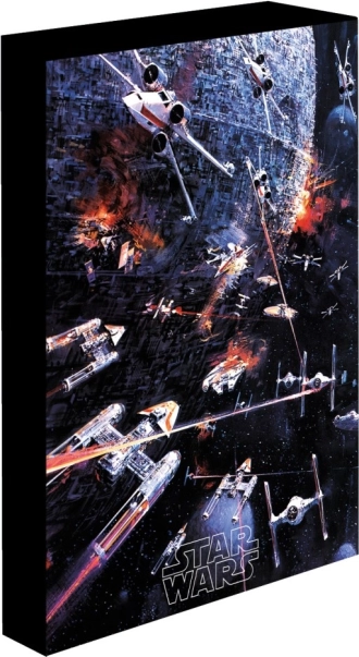 Lysende LED-billede 30x40 cm Star Wars