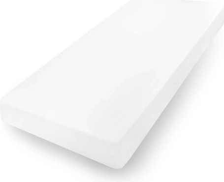 Babymatex vandtæt jerseylagen 70 × 140 cm hvidt