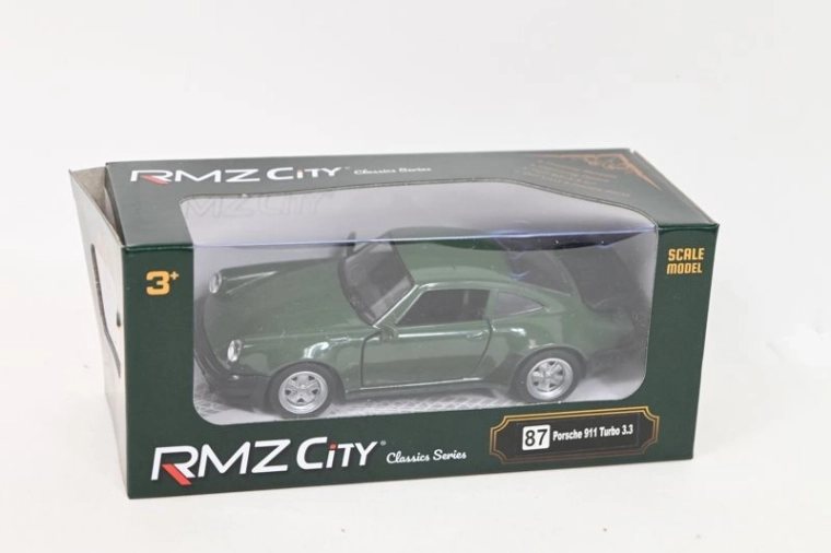 RMZ model Porsche 911 Turbo 3.3 1:32 mørkegrøn