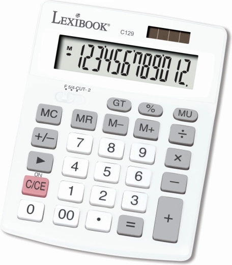 Lexibook lommeregner med 12-cifret display og solcelledrift