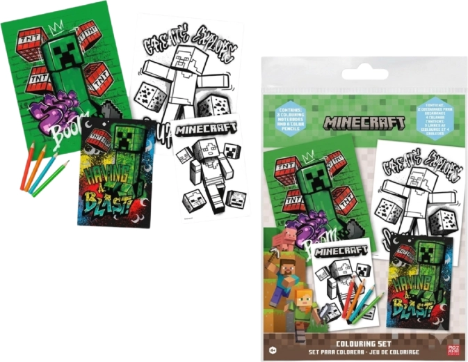 Kreativt Minecraft-malingssæt