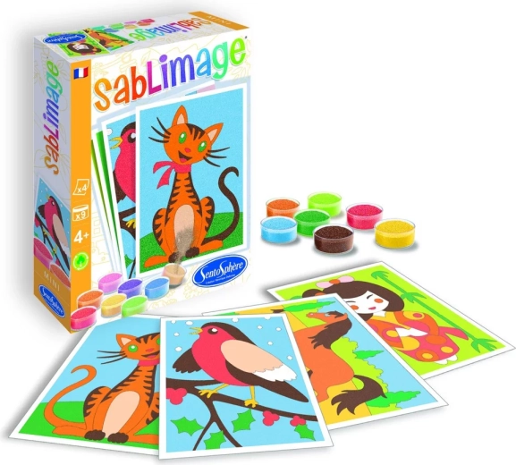Sentosphere Sablimage mini sandbilleder Kælne venner