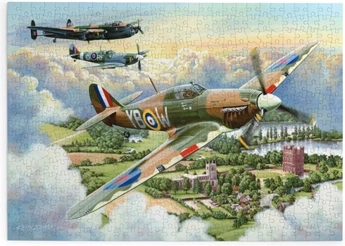 House of Puzzles Puslespil Sidste indflyvning, 500 ekstra store brikker