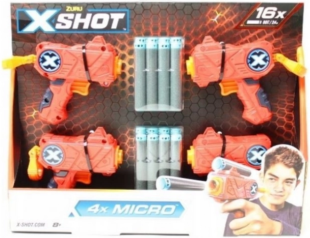 Sæt af Excel Micro-affyrere 4-pak 16 pile