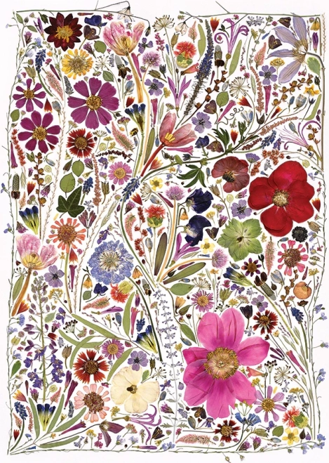 Puslespil Pressede Forårsblomster 1000 Brikker fra Cobble Hill