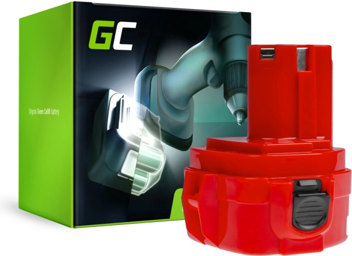 Green Cell batteri til Makita 12 V 3000 mAh Ni-MH