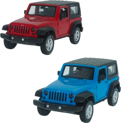 Metalmodel JEEP Wrangler 1:32 med lys og lyd