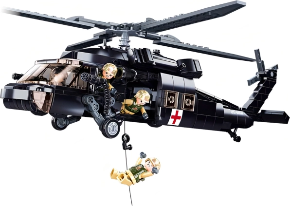 Sluban ModelBricks redningshelikopter UH-60 Black Hawk