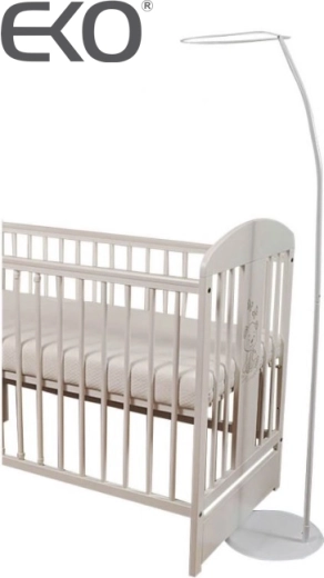 EKO fritstående metalholder til baldakin, hvid, 1,6 m