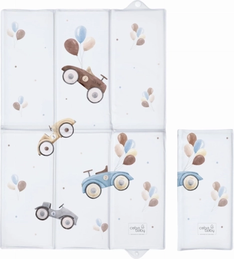 Rejseskifteunderlag CEBA BABY Retro Cars 40 × 60 cm