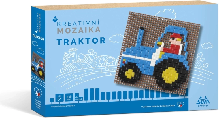 Kreativ mosaik Traktor (338 dele)