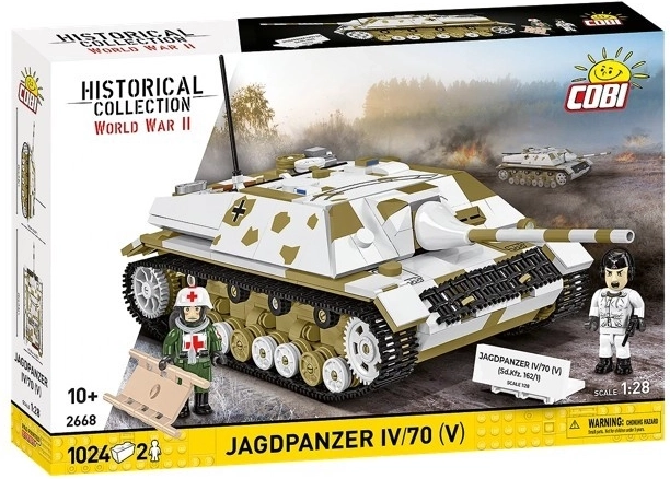 COBI Historical Collection WWII Jagdpanzer IV/70 (V) (Sd.Kfz. 162/1) byggesæt 1024 dele