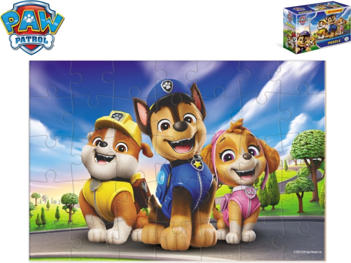 Paw Patrol børnepuslespil i æske – 35 brikker