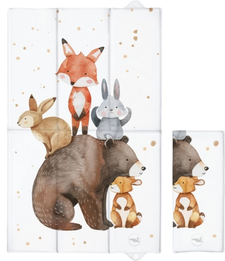 Ceba Baby rejsepusleunderlag Basic Forest Friends 80 × 50 cm