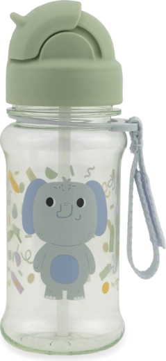 Skip Hop drikkeflaske med sugerør 355 ml Zoo Besties elefant