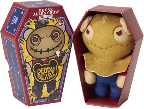 Deddy Bears bamse Edgar Allen Crow i kiste
